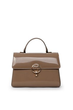 کیف دوشی قهوه ای زنانه چرم مصنوعی Matmazel - کد 875729993