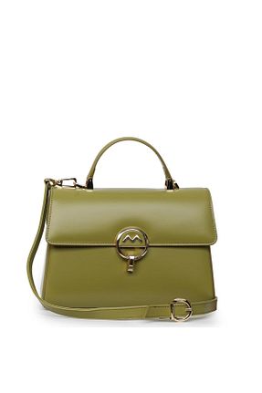 کیف دوشی سبز زنانه چرم مصنوعی Matmazel - کد 875729583
