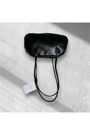 کیف دوشی مشکی زنانه چرم مصنوعی bag - کد 927702540