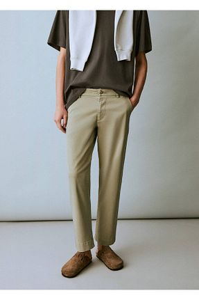 شلوار سبز مردانه پنبه ای MANGO Teen - کد 927892879