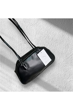 کیف دوشی مشکی زنانه چرم مصنوعی bag - کد 927702540