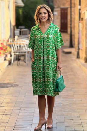 لباس بژ زنانه بافتنی Nevin Kaya Moda - کد 927893780