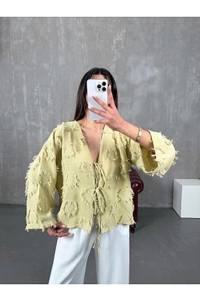 پیراهن سبز زنانه رگولار Lusin - کد 927905958