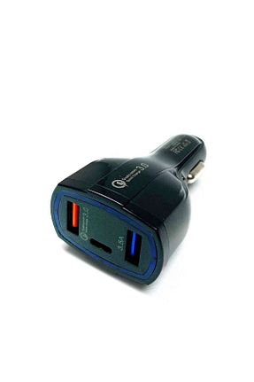 شارژر خودرو مشکی KTR TECH - کد 924396634