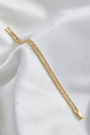 دستبند استیل (فولاد) زرد زنانه استیل ضد زنگ zenne - کد 927911299