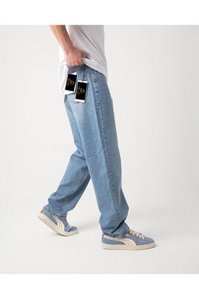 شلوار جین آبی مردانه پاچه پهن oraystore - کد 927910261