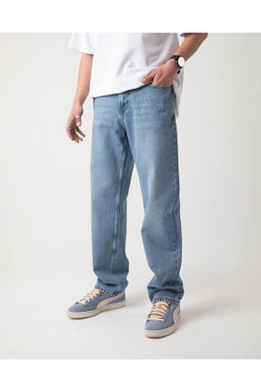 شلوار جین آبی مردانه پاچه پهن oraystore - کد 927910261