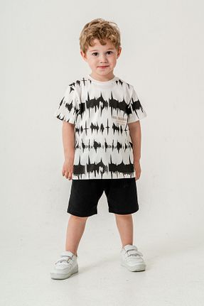 ست بالاتنه و پائین تنه مشکی بچه گانه بافت Titimixkids - کد 928080573