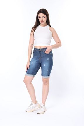 شلوارک و برمودا آبی زنانه فاق بلند Era Lisa - کد 927918754