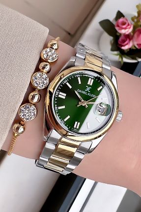 ساعت مچی طلائی زنانه 26-30 میلی متر Daniel Klein - کد 837069378