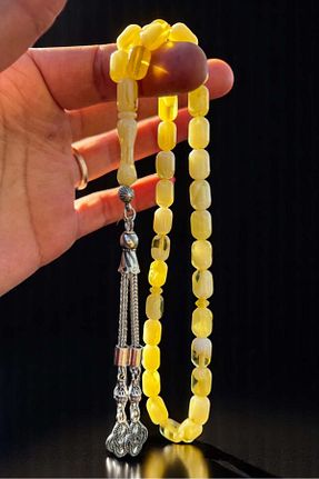 تسبیح زرد کهربا Atolyezone - کد 927930636
