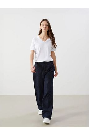 تیشرت سفید زنانه Relaxed LC Waikiki - کد 927933880