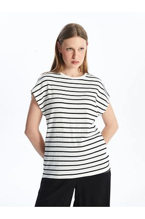 تیشرت مشکی زنانه Relaxed LC Waikiki - کد 927933750
