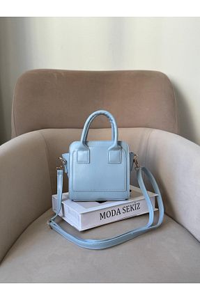 کیف دوشی آبی زنانه چرم مصنوعی Moda Sekiz - کد 927940749