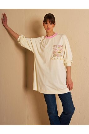 تونیک نباتی زنانه بافتنی Kayra - کد 928091999