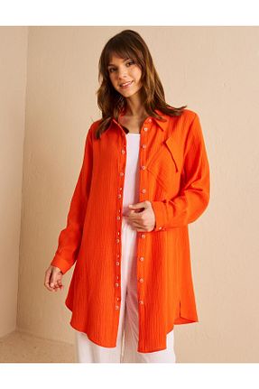 تونیک حجاب قرمز زنانه بافتنی Kayra - کد 927940684
