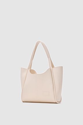 کیف دوشی بژ زنانه چرم مصنوعی Shule Bags - کد 927957769