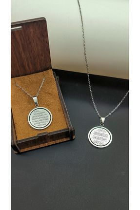 گردنبند استیل ( فولاد ) زنانه استیل (فولاد) Satürn Silver Kuyumculuk - کد 857549602