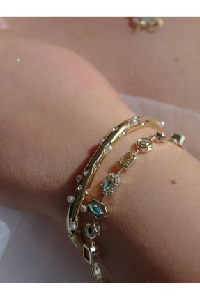 دستبند جواهر رنگی زنانه زیرکن Reorah Collection - کد 927958204