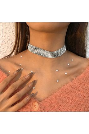 گردنبند جواهر زنانه برنجی Flaner Paris Accessorize - کد 927969868