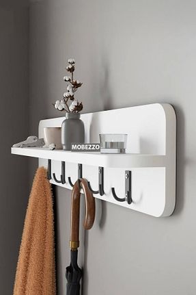 آویز سفید چوب Limnizza - کد 837721015
