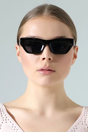 عینک آفتابی مشکی زنانه 51 Eyesofia - کد 904347208