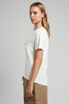 تیشرت سفید زنانه رگولار Lee Cooper - کد 927968448