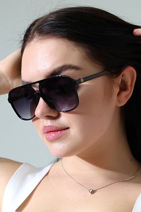 عینک آفتابی مشکی زنانه 56 Eyesofia - کد 904096964