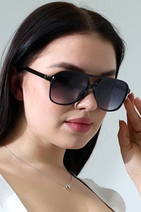 عینک آفتابی مشکی زنانه 56 Eyesofia - کد 904096964