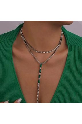گردنبند جواهر سفید زنانه برنجی Flaner Paris Accessorize - کد 927969864