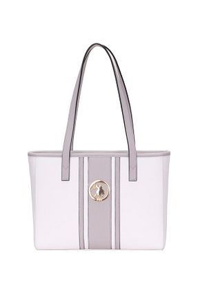 کیف دوشی سفید زنانه چرم مصنوعی U.S. Polo Assn. - کد 311815777