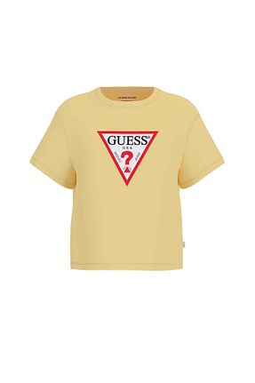 تیشرت زرد زنانه رگولار Guess - کد 927971019