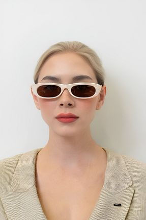 عینک آفتابی قهوه ای زنانه 50 Eyesofia - کد 902984580