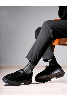 کفش کژوال مشکی مردانه پاشنه نازک Tetri - کد 927974916