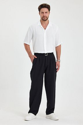 شلوار مشکی مردانه پارچه Gray Clothing - کد 859470202