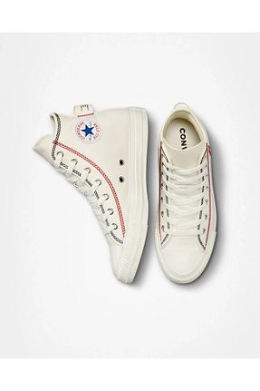 کفش اسنیکر نباتی مردانه بند دار Converse - کد 928001547