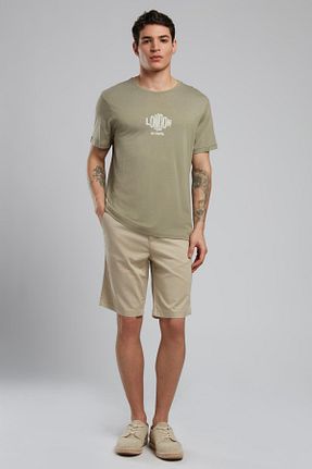 تیشرت خاکی مردانه رگولار Lee Cooper - کد 928026724