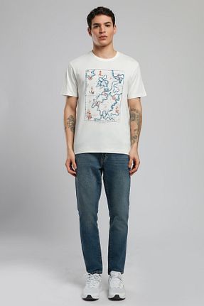 تیشرت سفید مردانه رگولار Lee Cooper - کد 928026775