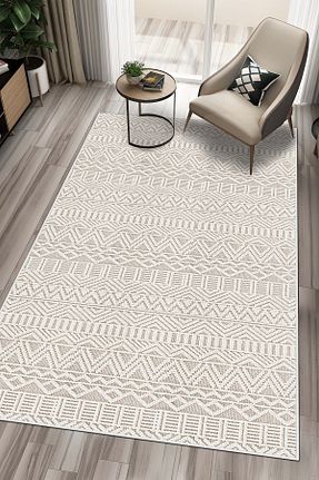 فرش بژ قابل شستشو West Home - کد 928027055
