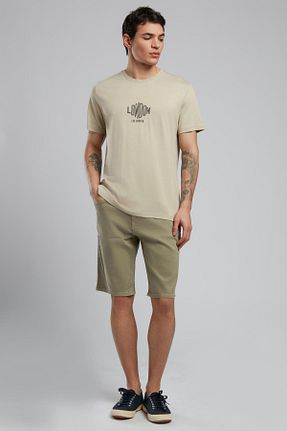 تیشرت بژ مردانه رگولار Lee Cooper - کد 928027758