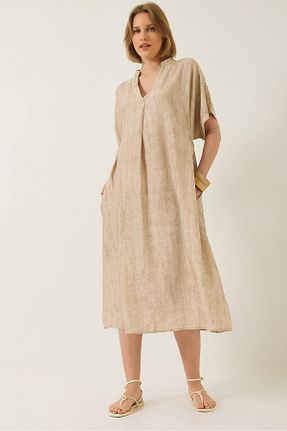 لباس بژ زنانه بافتنی Bianco Lucci - کد 928032164