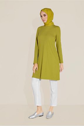 تونیک حجاب سبز زنانه مخلوط ویسکون Alvina - کد 872832362