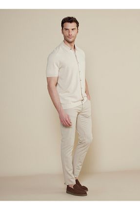 شلوار بژ مردانه پاچه ساده BROOKS BROTHERS - کد 926544662
