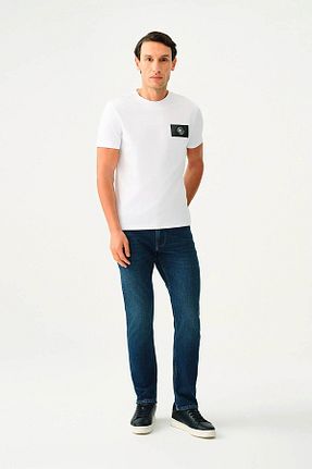 شلوار جین آبی مردانه پاچه تنگ Loft - کد 862255838