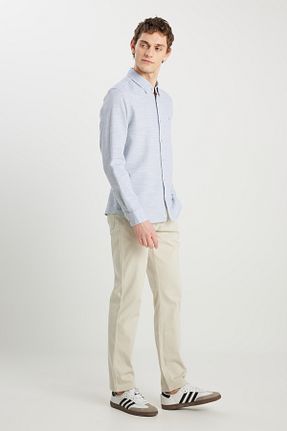 شلوار جین نباتی مردانه پاچه ساده Wrangler - کد 926561062
