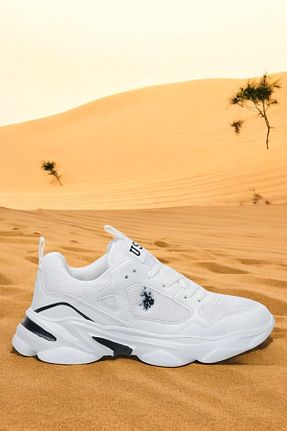 کفش اسنیکر سفید زنانه بند دار U.S. Polo Assn. - کد 926560709