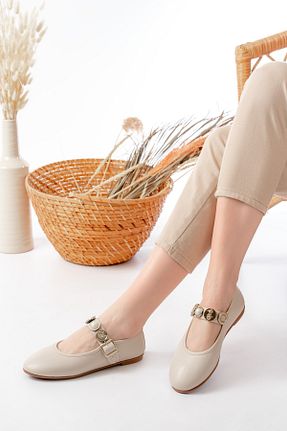 بابت بژ زنانه چرم مصنوعی SİLİYA - کد 904630757