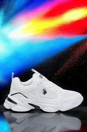 کفش اسنیکر سفید زنانه بند دار U.S. Polo Assn. - کد 926557823