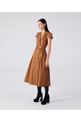 لباس قهوه ای زنانه بافتنی Machka - کد 926555537