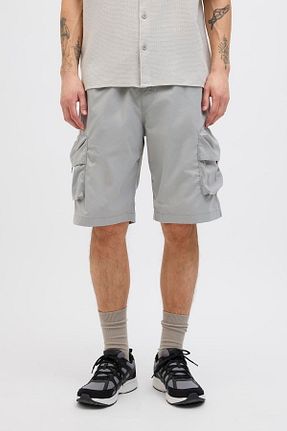 شلوارک و برمودا طوسی مردانه Relaxed Jack & Jones - کد 920155820